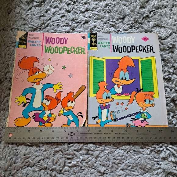 Woody Woodpecker vintage gold key comic Book Set of 2 - Picture 6 of 6